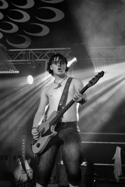 Freddie Clarke - bassist for The Kabins